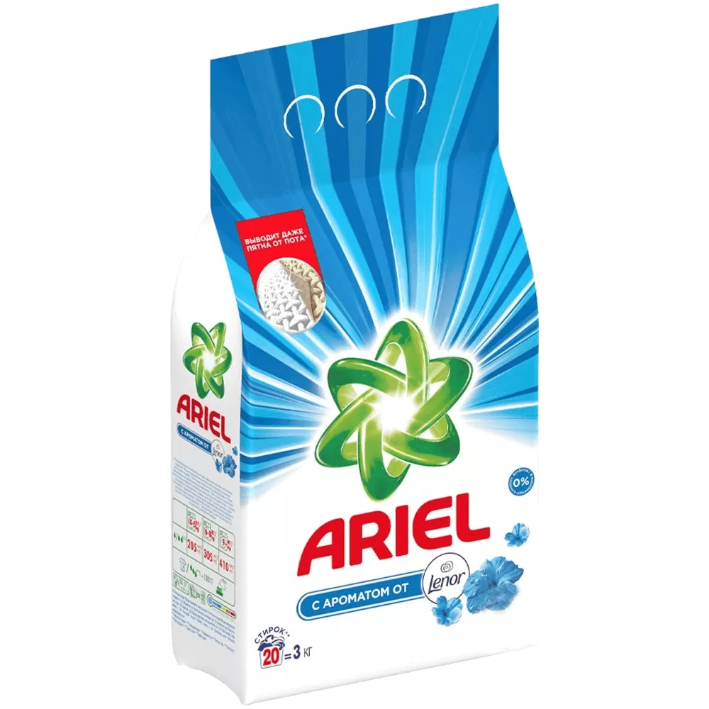 ARIEL LS LENOR FRESH 3 KG 6